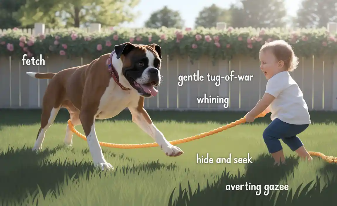 Boxers and Toddler Playtime