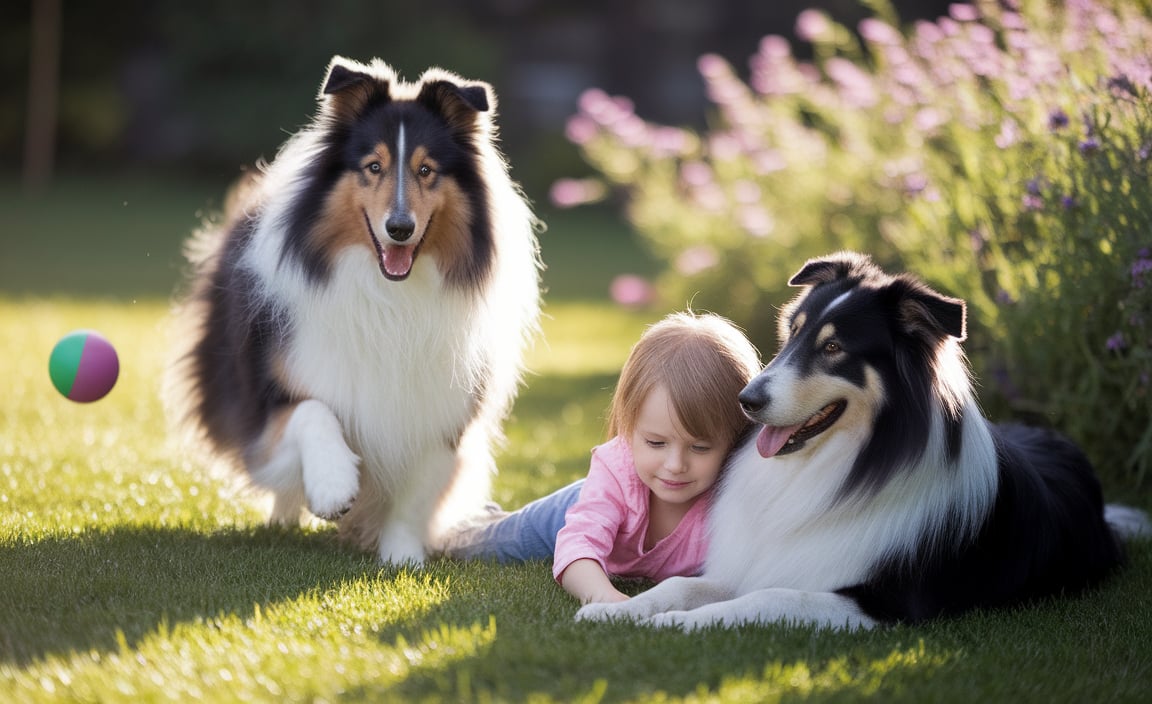 Collie Breeds and Their Interaction with Kids