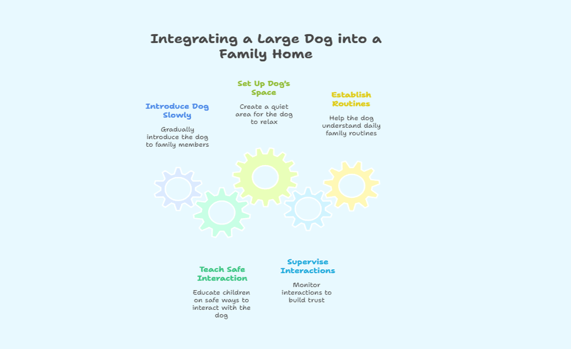Integrating a Large Dog into a Family Home