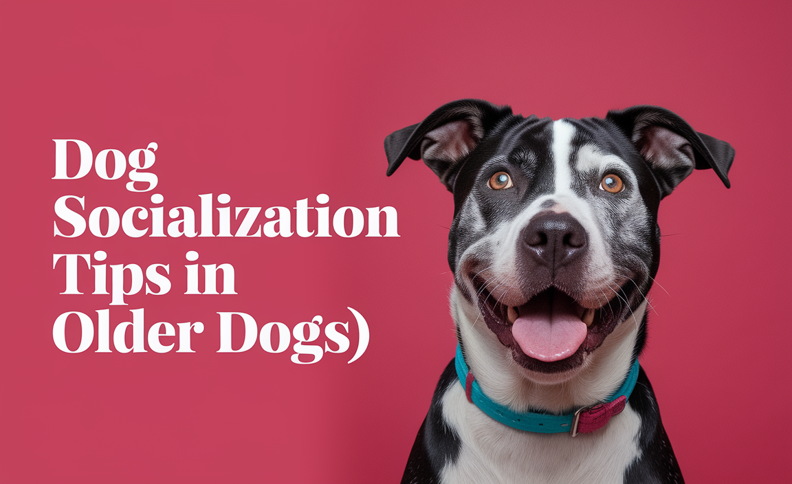 dog socialization tips in older dogs