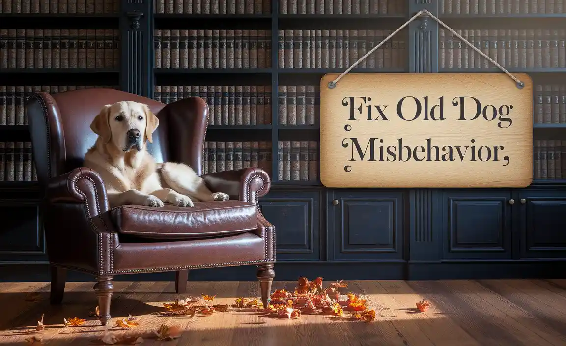 Fix Old Dog Misbehavior